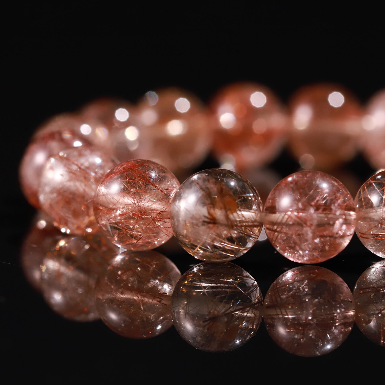 Rose Rutilated Quartz “Grace Energy” Bracelet