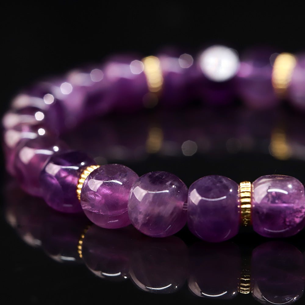 Amethyst × Rose Quartz “Intuitive Heart” Bracelet