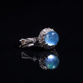 Blue Moonstone “Lunar Whisper” Ring
