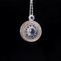 Blue Crystal “Star Compass” Necklace