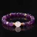 Amethyst × Rose Quartz “Intuitive Heart” Bracelet