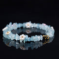 Aquamarine Chip “Sea Breeze Bloom” Bracelet