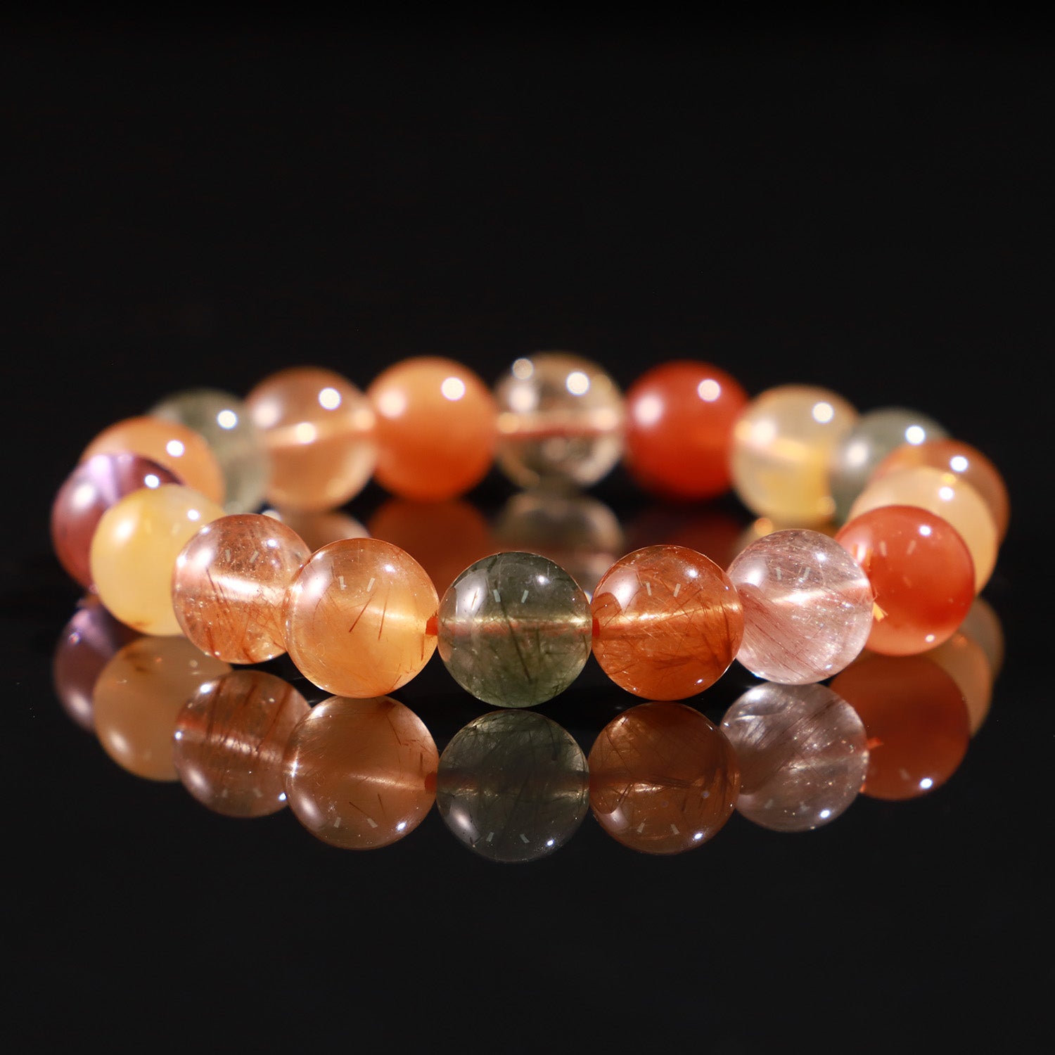 Multi-Rutilated Quartz “Vital Harmony” Bracelet