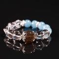 Rutilated Quartz × Aquamarine “Calm Focus” Bracelet