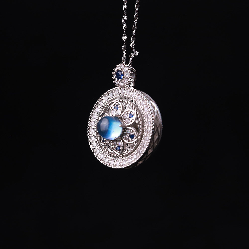 Blue Crystal “Star Compass” Necklace