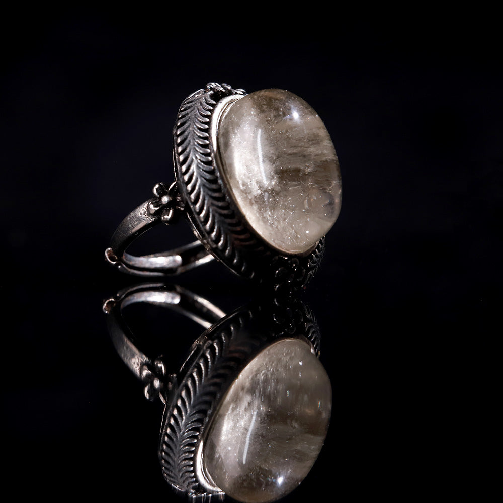 Inclusion Quartz “Still Waters” Ring