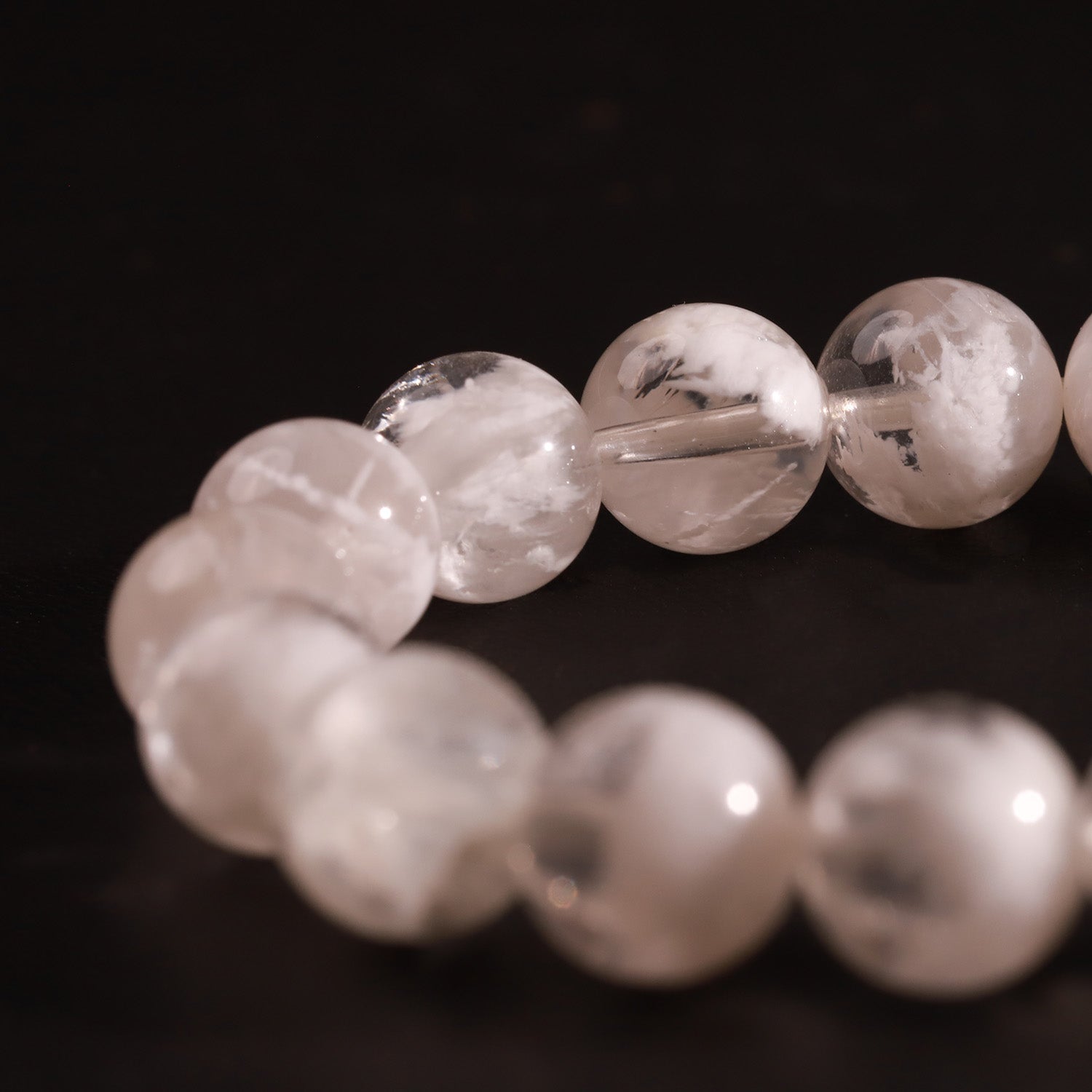 White Phantom Quartz “Renewal Spirit” Bracelet